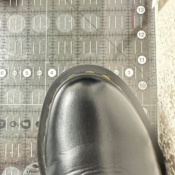 Dr Martens The Original 14046 Women Size 6 Black Leather Low Top Derby Shoes - Picture 11 of 11